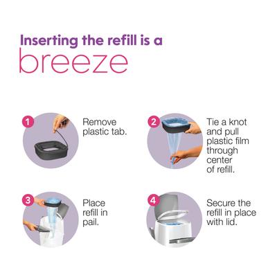 Show full view: Litter Genie Cat Litter Disposal System Jumbo Refill, 56-ft, 8 month supply slide 9 of 12