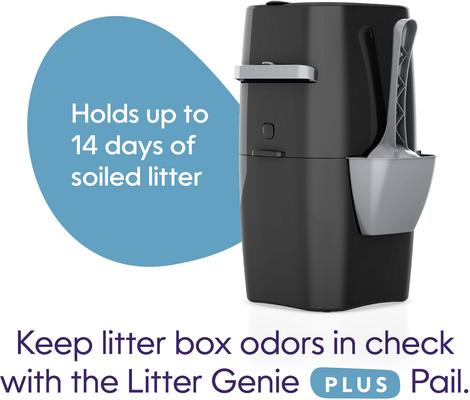Show full view: Litter Genie Plus Cat Litter Disposal System, Black slide 3 of 13