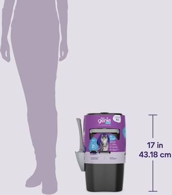 Show full view: Litter Genie Plus Cat Litter Disposal System, Black slide 7 of 13