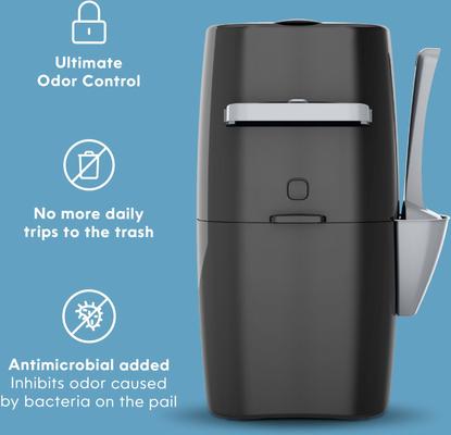 Show full view: Litter Genie Plus Cat Litter Disposal System, Black slide 9 of 13