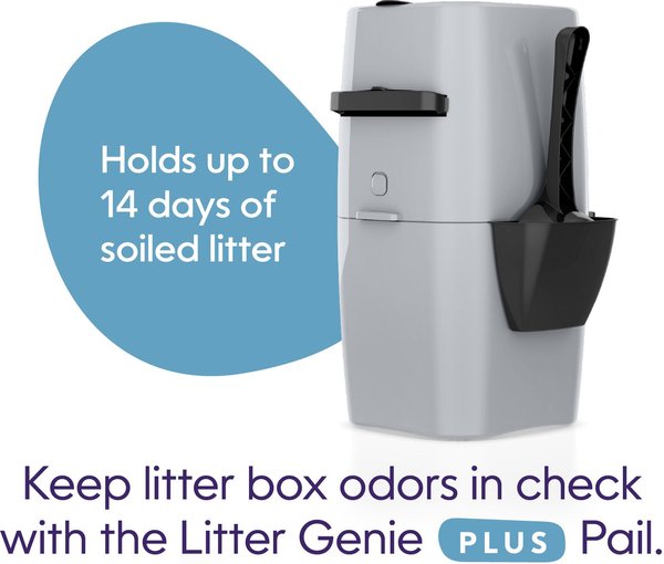Show full view: Litter Genie Plus Cat Litter Disposal System, Silver slide 3 of 13