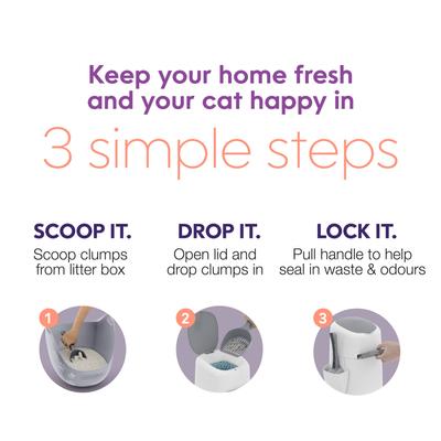 Show full view: Litter Genie Style Pail Litter Cat Disposal System slide 6 of 12