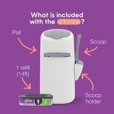 Show full view: Litter Genie Style Pail Litter Cat Disposal System slide 3 of 12