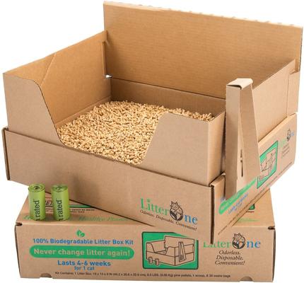 Show full view: Litter One Disposable Cat Litter Box Kit slide 3 of 7