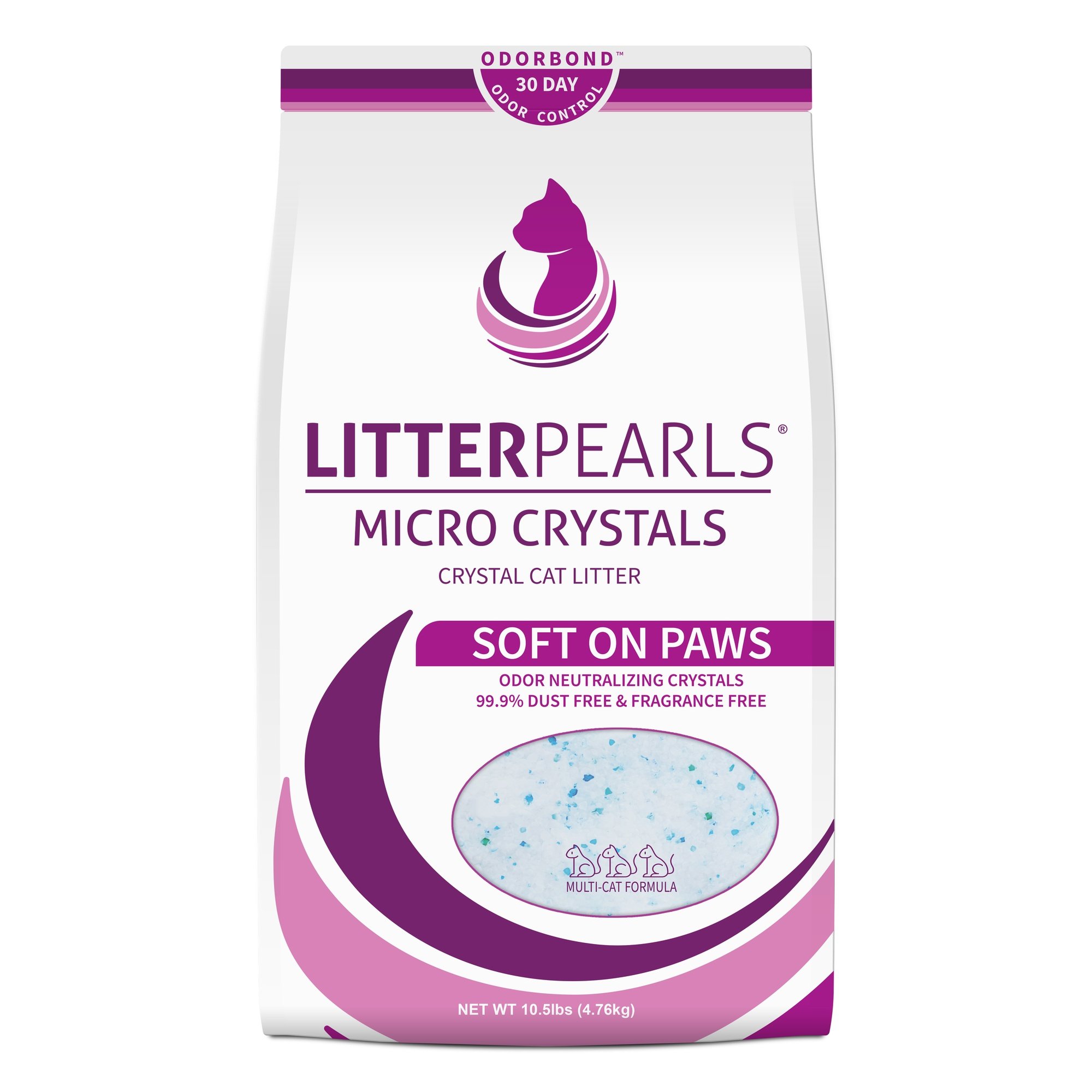 Micro Crystal Unscented Non-Clumping Crystal Cat Litter