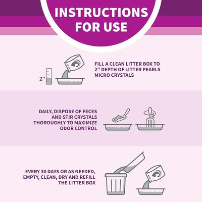 Show full view: Litter Pearls Micro Crystal Unscented Non-Clumping Crystal Cat Litter, 10.5-lb bag slide 8 of 12