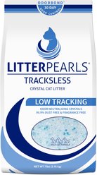 Litter Pearls Tracksless Unscented Non-Clumping Crystal Cat Litter, 7-lb bag