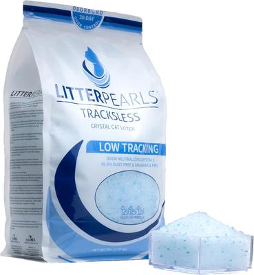 Show full view: Litter Pearls Tracksless Unscented Non-Clumping Crystal Cat Litter, 7-lb bag slide 5 of 11