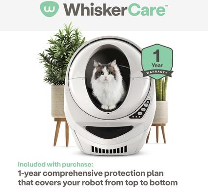 Show full view: Litter-Robot 3 WiFi Enabled Automatic Self-Cleaning Cat Litter Box, Beige slide 8 of 12