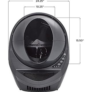 Litter-Robot 3 WiFi Enabled Automatic Self-Cleaning Cat Litter Box, Grey slide 2 of 9