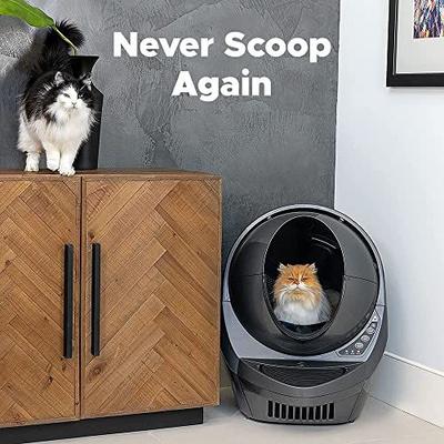 Show full view: Litter-Robot 3 WiFi Enabled Automatic Self-Cleaning Cat Litter Box, Grey slide 5 of 12