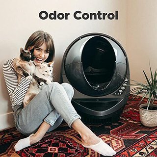 Litter-Robot 3 WiFi Enabled Automatic Self-Cleaning Cat Litter Box, Grey slide 6 of 9