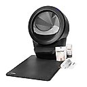 Litter-Robot 4 with Step & Core Accessories Kit Cat Litter Box, Black