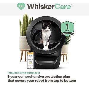 Litter-Robot 4 with Step & Core Accessories Kit Cat Litter Box, Black
