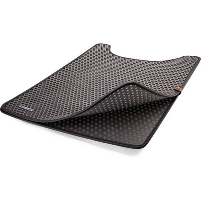 Whisker Whisker Litter-Robot LitterTrap Mat, Black