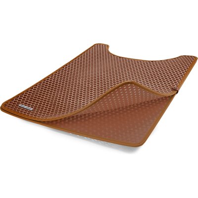 Whisker Whisker Litter-Robot LitterTrap Mat, Brown