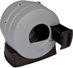 Litter Spinner Cat Litter Box for Small Cats, Recycled Gray slide 2 of 5