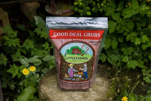 Show full view: Little Farmer Products Good Deal Grubs Black Soldier Fly Larvae Chicken Treat, 1-lb bag slide 7 of 8