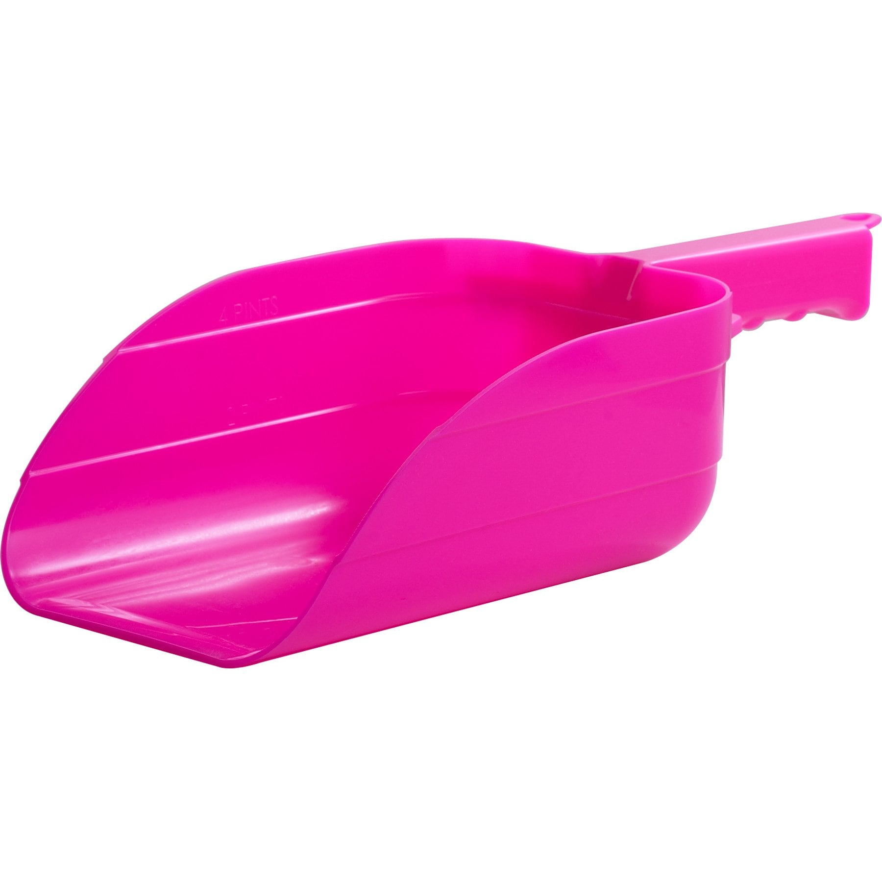 Little Giant Cattle Feed Scoop, 5-pint, Hot Pink
