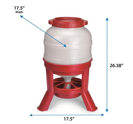 Show full view: Little Giant Dome Poultry Feeder, 45-lb slide 2 of 3
