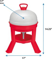 Little Giant Dome Poultry Waterer, 5-gal slide 2 of 2