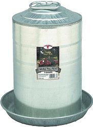 Little Giant Double Wall Metal Poultry Fount, 3-gal