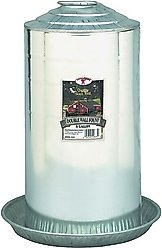 Little Giant Double Wall Metal Poultry Fount, 8-gal slide 1 of 2