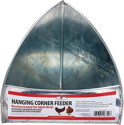 Little Giant Galvanized Hanging Corner Poultry Feeder