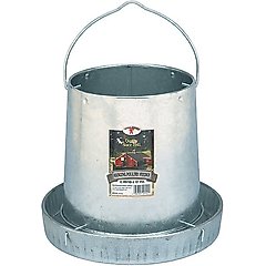 Little Giant Hanging Metal Poultry Feeder, 12-lb