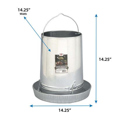 Show full view: Little Giant Hanging Metal Poultry Feeder, 30-lb slide 3 of 4