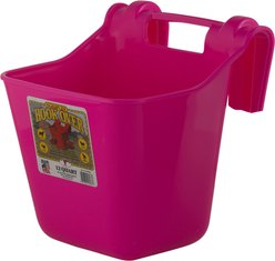 Little Giant Hook Over Economy Cattle Feeder, 12-qt, Hot Pink