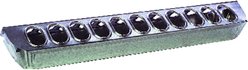 Little Giant Metal Slide-Top Poultry Ground Feeder, 18-in