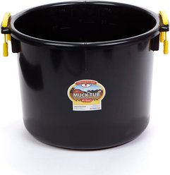 Little Giant Muck Tub Bucket, 40-qt, Black