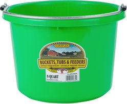 Little Giant Plastic Bucket, 8-qt, Lime Green