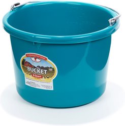 Little Giant Plastic Bucket, 8-qt, Teal