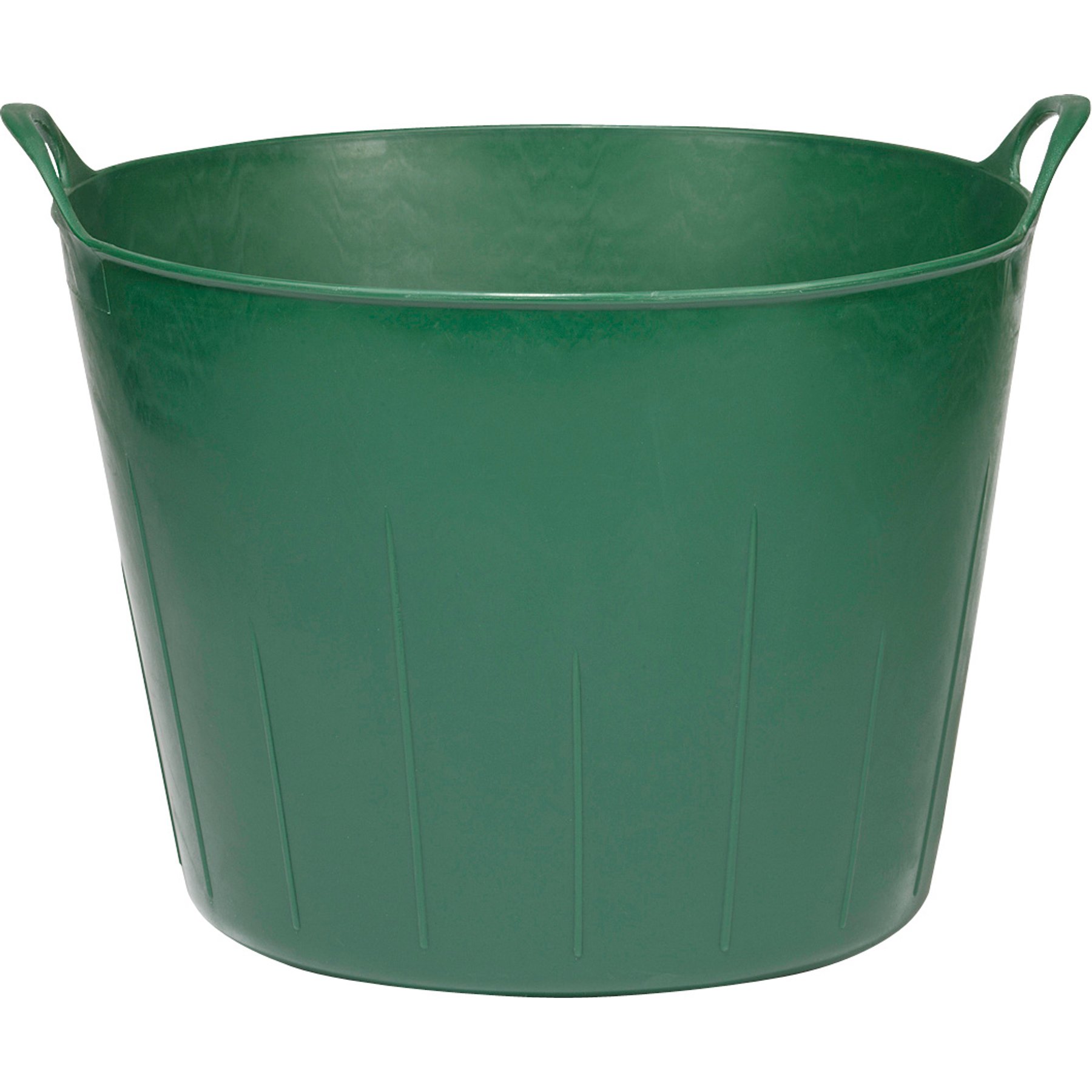 Little Giant Poly Rubber Flex Tub Cattle Feeder, 11-gal, Green