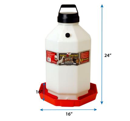 Show full view: Little Giant Poultry Waterer, 7-gal slide 2 of 3