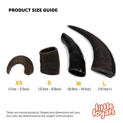 Show full view: Little Loyals Premium Buffalo Horn Dog Chew, Small slide 5 of 5