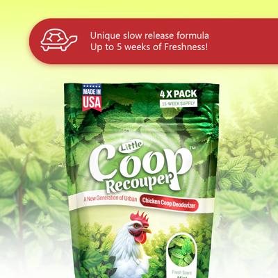 Show full view: Little Savers Little Coop Recouper Chicken Coop Deodorizer, Fresh Scent Mint, 2-oz bag slide 4 of 7