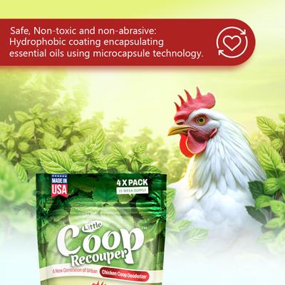 Show full view: Little Savers Little Coop Recouper Chicken Coop Deodorizer, Fresh Scent Mint, 2-oz bag slide 5 of 7