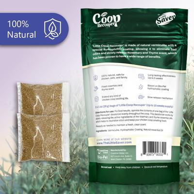 Show full view: Little Savers Little Coop Recouper Chicken Coop Deodorizer, Fresh Scent Rosemary Thyme, 2-oz bag slide 2 of 7