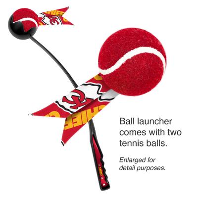 Show full view: Littlearth Ball Launcher Dog Toy, Kansas City Chiefs slide 3 of 6