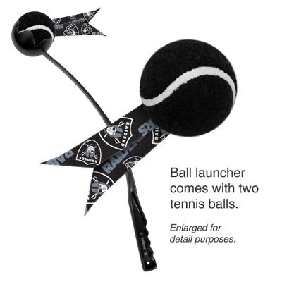 Show full view: Littlearth Ball Launcher Dog Toy, Las Vegas Raiders slide 3 of 6
