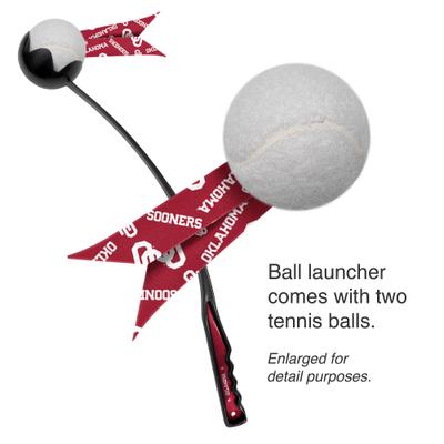 Show full view: Littlearth Ball Launcher Dog Toy, Oklahoma Sooners slide 2 of 6