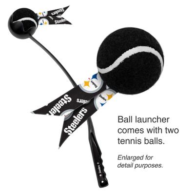 Show full view: Littlearth Ball Launcher Dog Toy, Pittsburgh Steelers slide 3 of 6