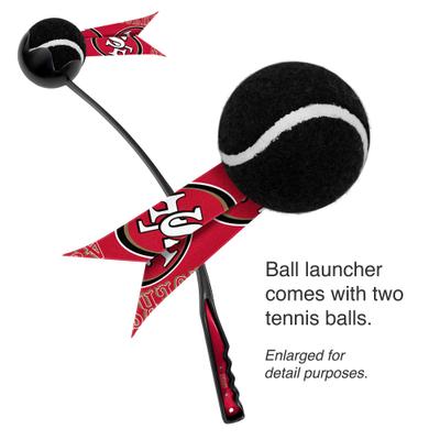 Show full view: Littlearth Ball Launcher Dog Toy, San Francisco 49ers slide 2 of 5