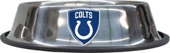 Littlearth Everyday Non-Skid Stainless Steel Dog & Cat Bowl, Indianapolis Colts, Small: 1-cup