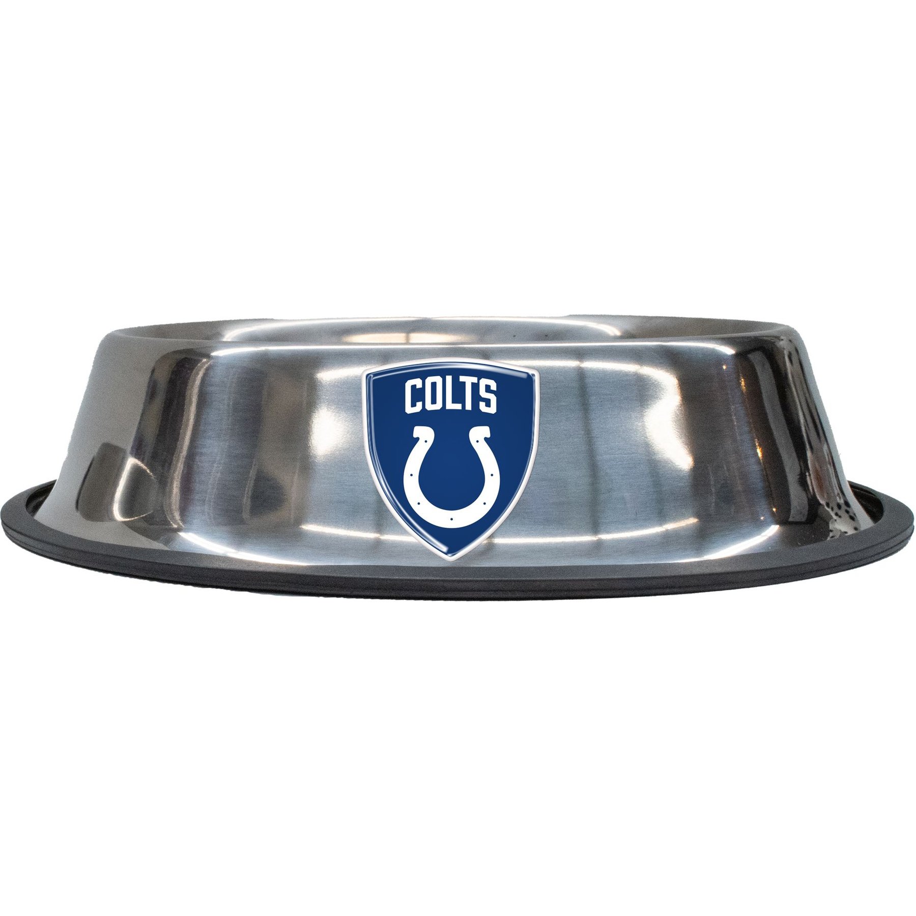 Littlearth NFL Everyday Non-Skid Stainless Steel Dog & Cat Bowl, Indianapolis Colts, Small: 1-cup