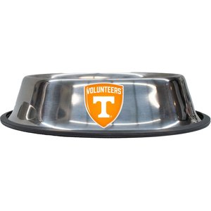 Littlearth Everyday Non-Skid Stainless Steel Dog & Cat Bowl, Tennessee Volunteers, Small: 1-cup