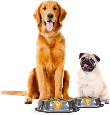 Show full view: Littlearth Everyday Non-Skid Stainless Steel Dog & Cat Bowl, Tennessee Volunteers, Small: 1-cup slide 2 of 6